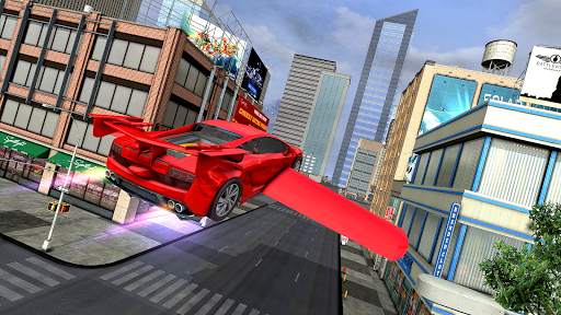 Flying Sports Car Simulator screenshot 1