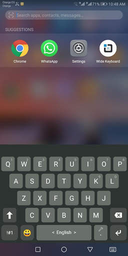 Wide Keyboard स्क्रीनशॉट 5