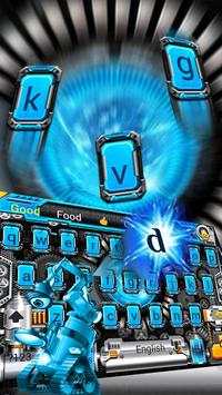 time travel future keyboard ai robot blue screenshot 1