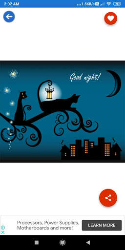 Good Night: Greetings, GIF Wishes, Text SMS Quotes screenshot 5