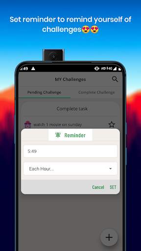 Challenge Yourself - Daily Habit And Goal Tracker 7 تصوير الشاشة