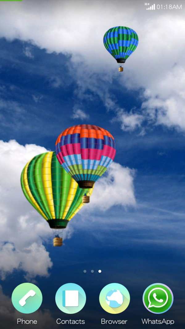 Blue Sky Balloon LWP screenshot 6