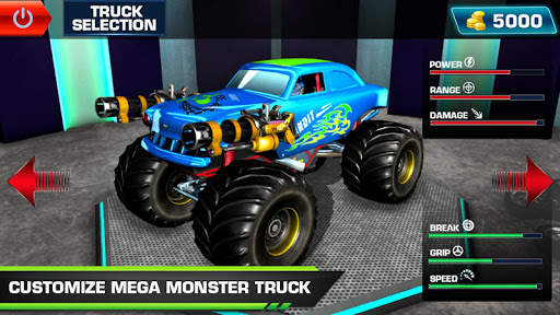Monster Truck Racing: Monster Truck Shooting Game screenshot 10