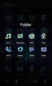 Smoky Color 3D Go Launcher Theme screenshot 4