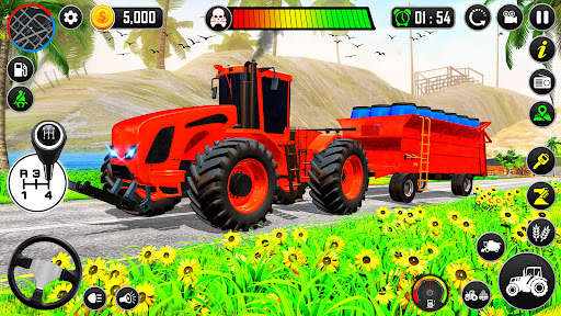 Mega Tractor Driving Simulator screenshot 5