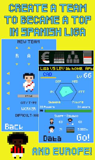 8-bits Football Mini Manager स्क्रीनशॉट 3