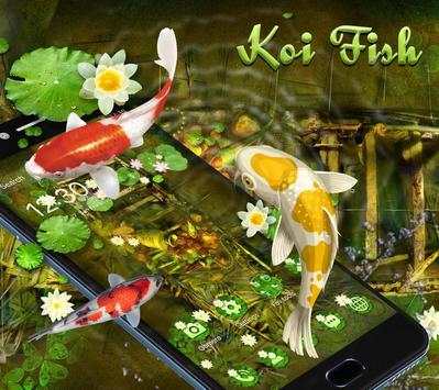 3D Lively Koi Fish Launcher screenshot 2