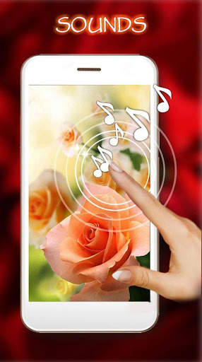 Roses Hearts HD Live Wallpaper screenshot 1