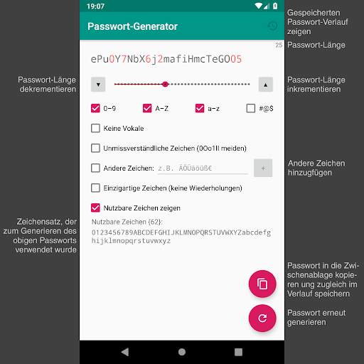 Passwort-Generator screenshot 1