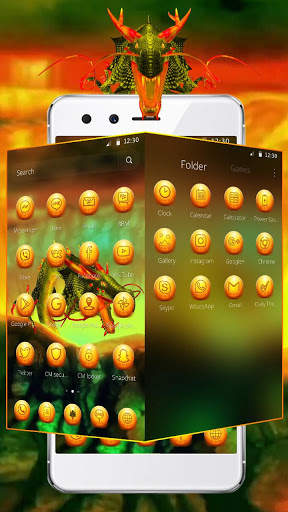 Dragon Fire Ball Tema screenshot 2
