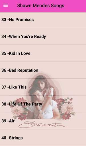 SHAWN MENDES-Songs Offline (40 Songs) screenshot 5