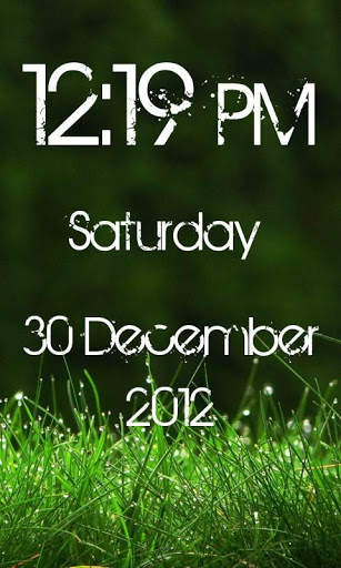 Digital Clock Live Wallpaper screenshot 4