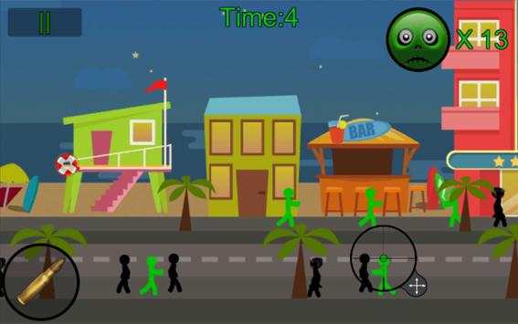 Zombie Stickman Sniper screenshot 2
