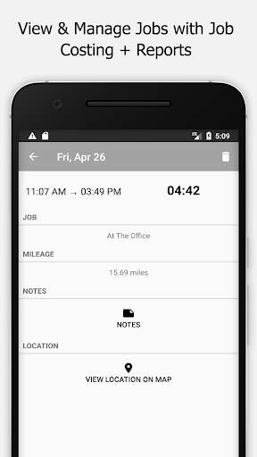 Timeero Time Clock App - GPS, Timesheet & Mileage 3 تصوير الشاشة