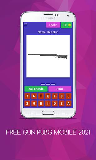 Guess the gun in pubg mobile FREE GUN  2021 screenshot 3