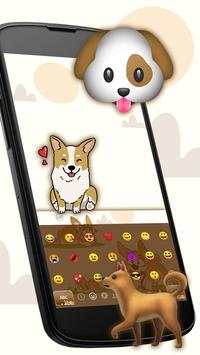 Cute 🐶 Puppy Corgi Keyboard Theme screenshot 3