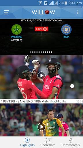 Willow - Watch Live Cricket screenshot 2
