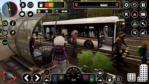 Bus Simulator : 3D Bus Games screenshot 3