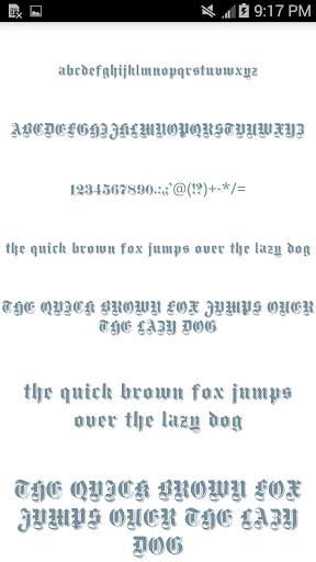 Color Fonts for FlipFont #4 screenshot 5