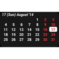 Calendar Widget on 9Apps
