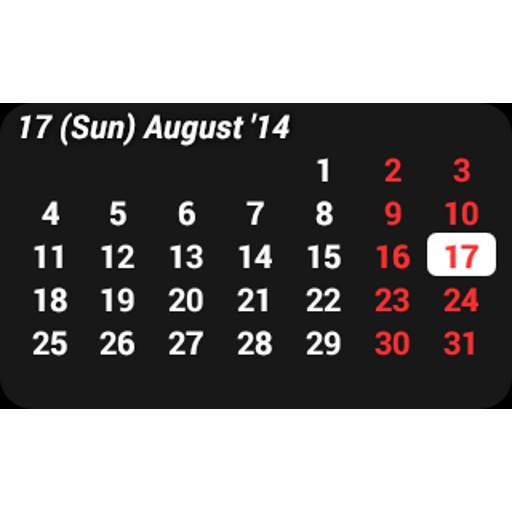 Calendar Widget 1.2