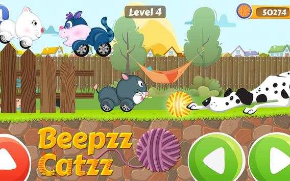 Kids Car Racing game - Beepzz Cats 🐱 screenshot 6