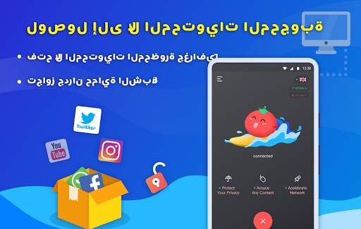 Tomato VPN | VPN Proxy 3 تصوير الشاشة