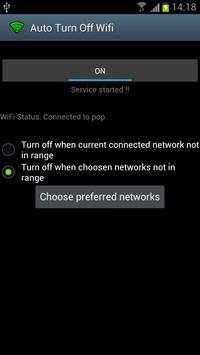 Auto Turn Off Wifi screenshot 2