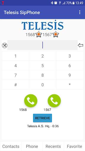 Telesis SIP VoIP Softphone screenshot 6