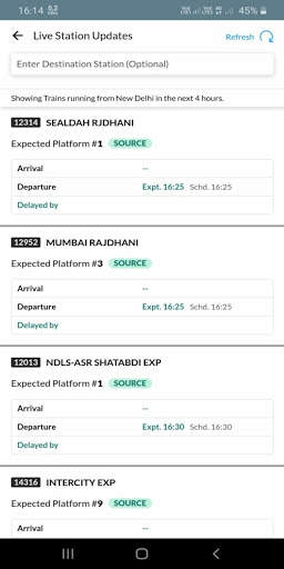 Train Enquiry - Live Train Status,PNR&Live Station screenshot 3