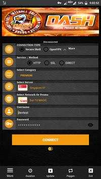 Dash VPN AIO 1 تصوير الشاشة