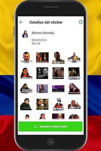 Stickers Memes Novelas Colombianas screenshot 8