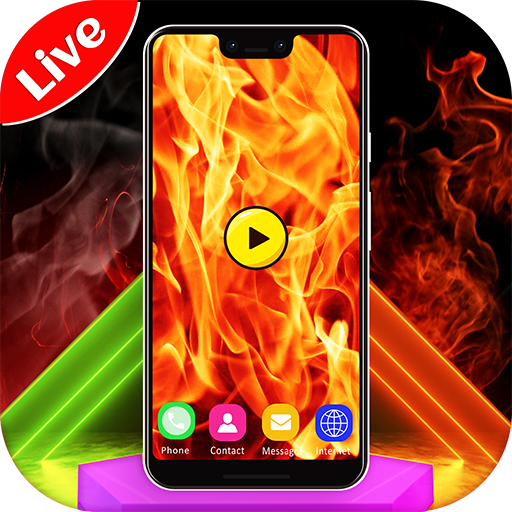 Fire video Live Wallpaper icon