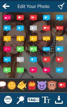 InstaEditor - Emoji, Selfie, Photo Editor, Filter screenshot 5