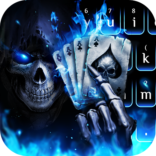 Horrible 3D Poker Skull icon