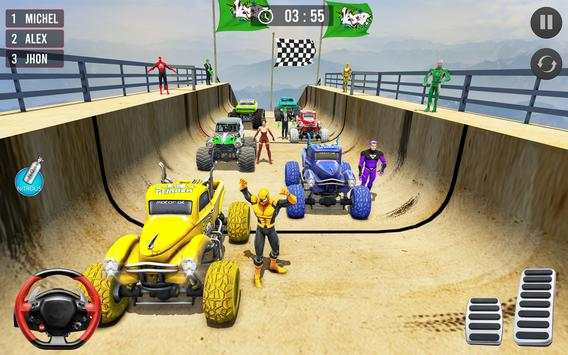 Superhero Game: Car Stunt Game screenshot 1