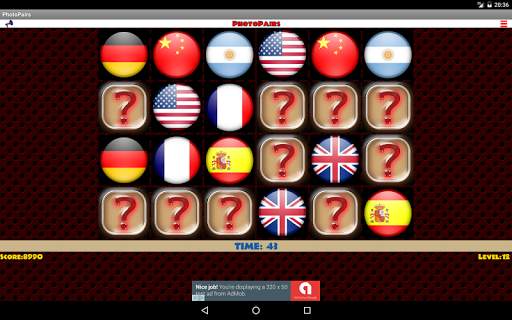 PhotoPairs. Memory game. screenshot 12