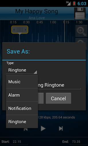 MP3 Cutter and Ringtone Maker screenshot 4