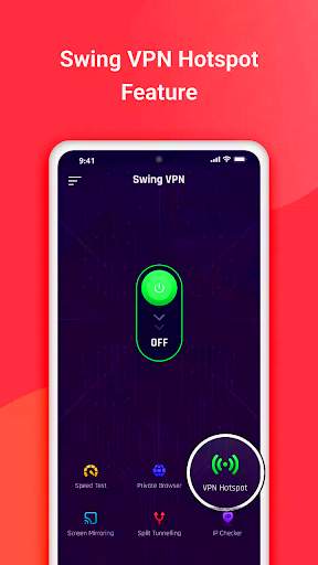 Swing VPN - Fast VPN screenshot 1