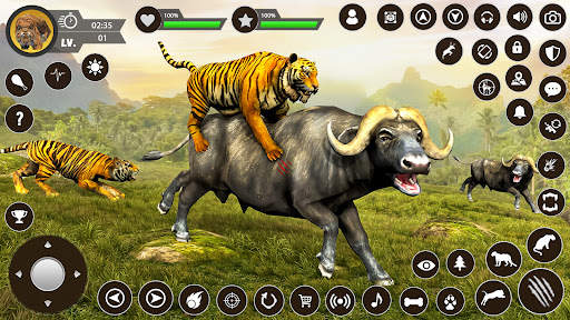 Wild Tiger Sim: Animal Games screenshot 2