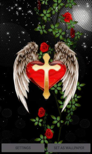 Cross Wings Live Wallpaper screenshot 1