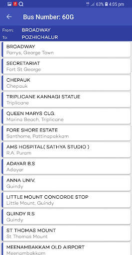 Chennai Metro Map & Local Subu screenshot 13