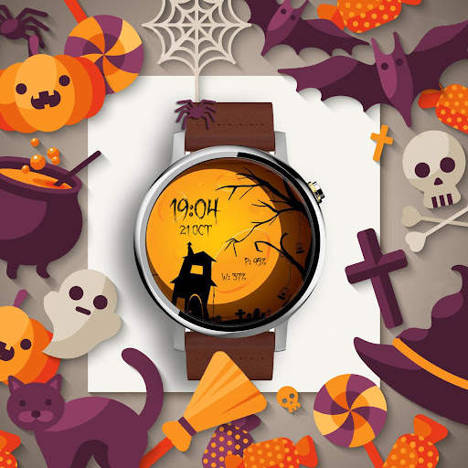 Watch Face - Halloween Spooky screenshot 8