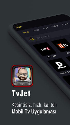 TvJet - Mobil Canlı Tv izle screenshot 1