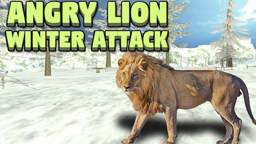 Angry Lion Winter Attack स्क्रीनशॉट 1
