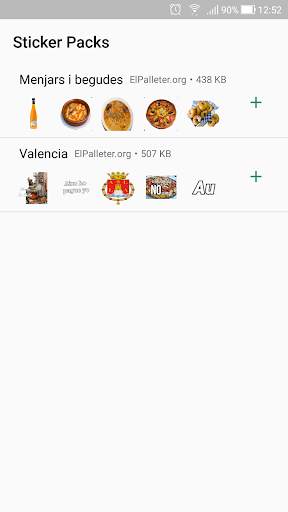 Stickers valencianistes per a Whatsapp screenshot 1