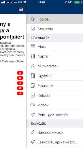 OVB mobile app screenshot 1