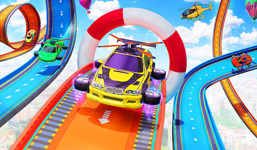 Flying Formula Car Race Game screenshot 5