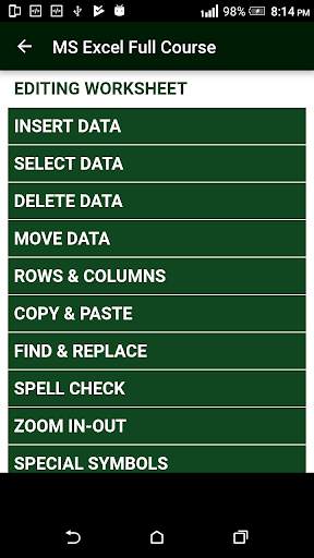 Learn MS Excel (Basic & Advance Course) скриншот 6