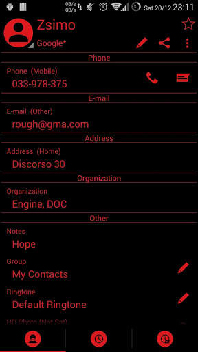 Theme for Drupe and RocketDial and ExDialer BRed screenshot 5